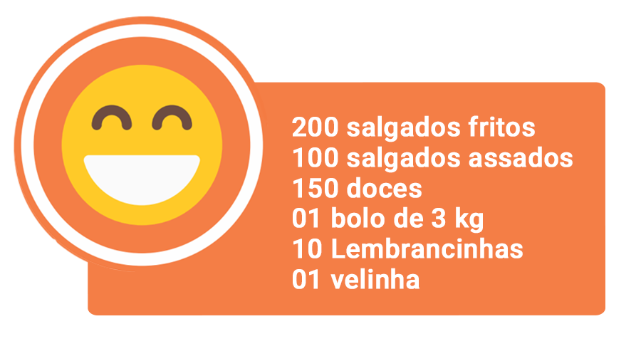 Kit Festa amor 20 pessoas